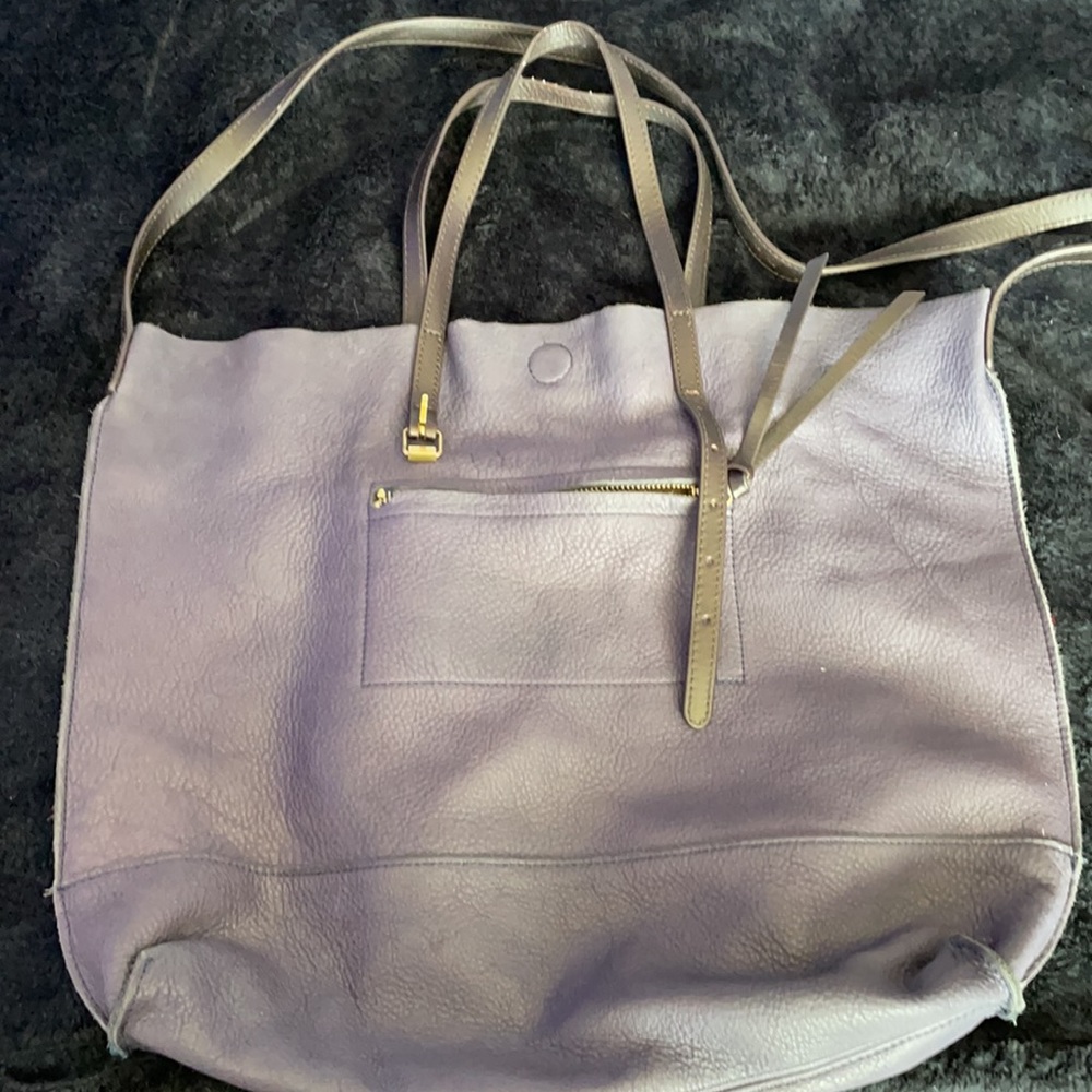 Linea pelle collection purple purse.
